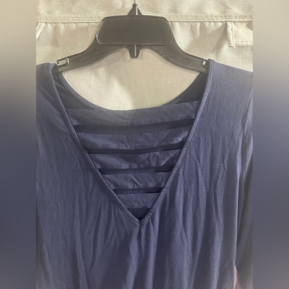 Lilly Pulitzer Ophelia Womens Long‎ Sleeve Knee Length Knit Blue Dress Size M - Picture 4 of 9